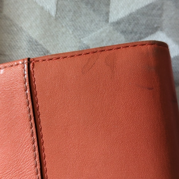 Coach Wallet - Salmon Pink w/ Goldtone Hardware - Picture 8 of 10